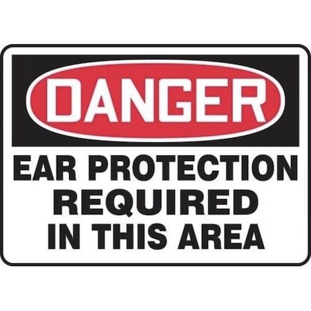 Accuform OSHA DANGER SAFETY SIGN EAR MPPE176VP MPPE176VP